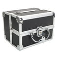 thumbnail image 2 of Ktaxon Portable Aluminum Makeup Storage Case Train Case Bag with Mirror Lock Black Jewelry Box, 2 of 4