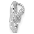 thumbnail image 2 of Finest Gold 14K White Gold Solid Polished 3-D Frog Charm, 2 of 4