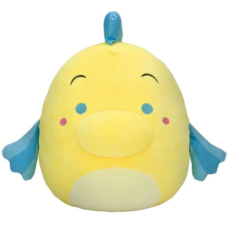 Squishmallows Original Disney’s The Little Mermaid 14 inch Flounder -Ultra Soft Plush Toy
