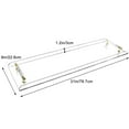 thumbnail image 5 of Fichiouy Acrylic Bathtub Caddy Tray with Gold Handle for Bathtub Bathroom Clear, 5 of 6