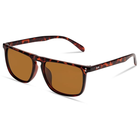 Gafas de Sol VANLINKER Polarizadas Cuadradas para Hombres y Mujeres Carey