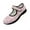 Color 1, variant on Psesaysky Women's Single Buckle Casual Shoes Pink Daisy Printed Shoes for Ladies and Big Girls Lightweight Comfortable Hook & Loop Walking Shoes