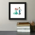 thumbnail image 5 of Gallery Pops Disney The Little Mermaid - Ariel and Prince Eric Wall Art, Black Framed Version, 12" x 12", 5 of 5