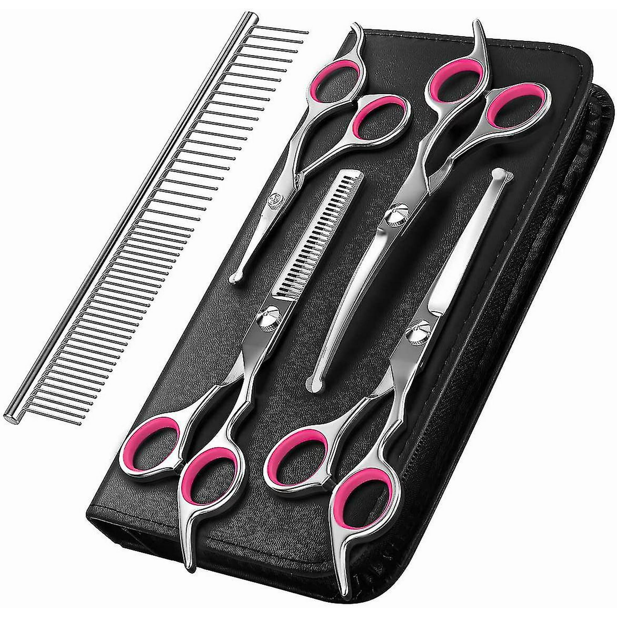 Dog grooming scissors kit discount