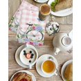 thumbnail image 4 of Spring Kitchen Dish Towels for Drying Dishes Set of 4, Bicycles Leaves Butterfly Flowers Pink Buffalo Plaid Waffle Weave Microfiber Hand Tea Bathroom Towels Quick Dry & Absorbent Towel 15.7x23.6, 4 of 7