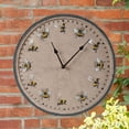 thumbnail image 7 of 12inch Garden Clock Waterproof Wall Mounted Clock Decorative Bees Outdoor Clock for Livingrooms Office Bathroom Kitchen, 7 of 7