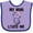 Lavender and Purple, variant on Inktastic Mimi Loves Me Grandchild Girls Girls Baby Bib