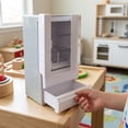 thumbnail image 1 of Mini refrigerador/congelador para casa de muñecas, modelo en miniatura, refrigerador de simulación para decoración de sala de estar., 1 of 9