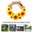 thumbnail image 5 of ADDHAT 1Ud Guirnalda De Girasoles Simulada Para Colgar En Pared Ideal Para Y Foto, 5 of 5