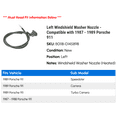 thumbnail image 2 of Left Windshield Washer Nozzle - Compatible with 1987 - 1989 Porsche 911 1988, 2 of 2