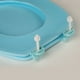 thumbnail image 4 of Asiento Inodoro Con Cierre Suave Cómodo Tapa para () Azul, 4 of 5