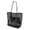 Black, variant on Radetop Beach Mesh Tote Bag for Women, Travel Shopping Handbag