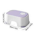 thumbnail image 2 of WORTHBUY Kid Step Stool Bathroom Non Slip Safety Training Stool Washing Step Stools For Children Living Room Bathroom Furniture, 2 of 10
