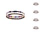 thumbnail image 3 of Tobilleras trenzadas Boho Sonducket 2 piezas conjunto brazaletes ajustable tipo 5 10piezas, 3 of 6
