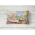 thumbnail image 2 of Carolines Treasures JMK1041PW1216 Sailboat Cindy Sue Canvas Fabric Decorative Pillow 12H x16W multicolor, 2 of 3