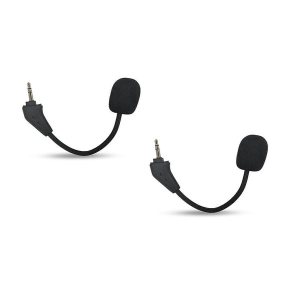2 Pack Replacement Game Mic for Corsair HS50, HS60, HS70 & HS70 SE Series Stereo Gaming Headset, Detachable Boom Microphone Noise Cancelling