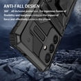 thumbnail image 2 of CCSamll Case for Samsung Galaxy A24 4G with Belt Clip Holster, Heavy Duty Protection Armor Case with Kickstand Sturdy Durable Phone Cover for Samsung Galaxy A24 4G JG Black, 2 of 7