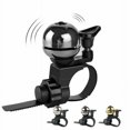 thumbnail image 1 of Timbre de cobre para bicicleta, resistente al agua, con resorte para presionar el manillar, alarma para ciclismo, color negro, 1 of 3