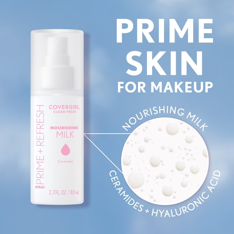 COVERGIRL Clean Fresh Prime+Refresh Serum Spray, 2.7 fl oz photo 8