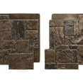 thumbnail image 2 of Ekena Millwork 49"W x 24 1/2"H x 1 1/4"D Castle Rock Stacked Stone, EverStone Faux Stone Siding Panel, Willow Peak, 2 of 9