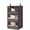 3-shelf Dark Brown, variant on 3-Shelf Closet Organizers and Storage, Foldable Hanging Closet Organizer, Hanging Closet Shelves with 2 Metal Hooks, Leak-Proof Hanging Shelves for Closet, Bedroom, RV, Camper, Dark Brown