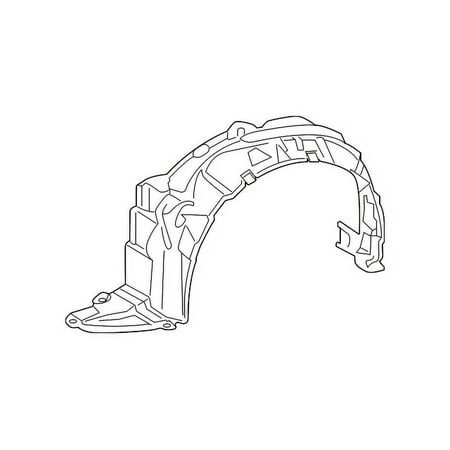 Genuine OE Toyota Fender Liner - 53876-47091