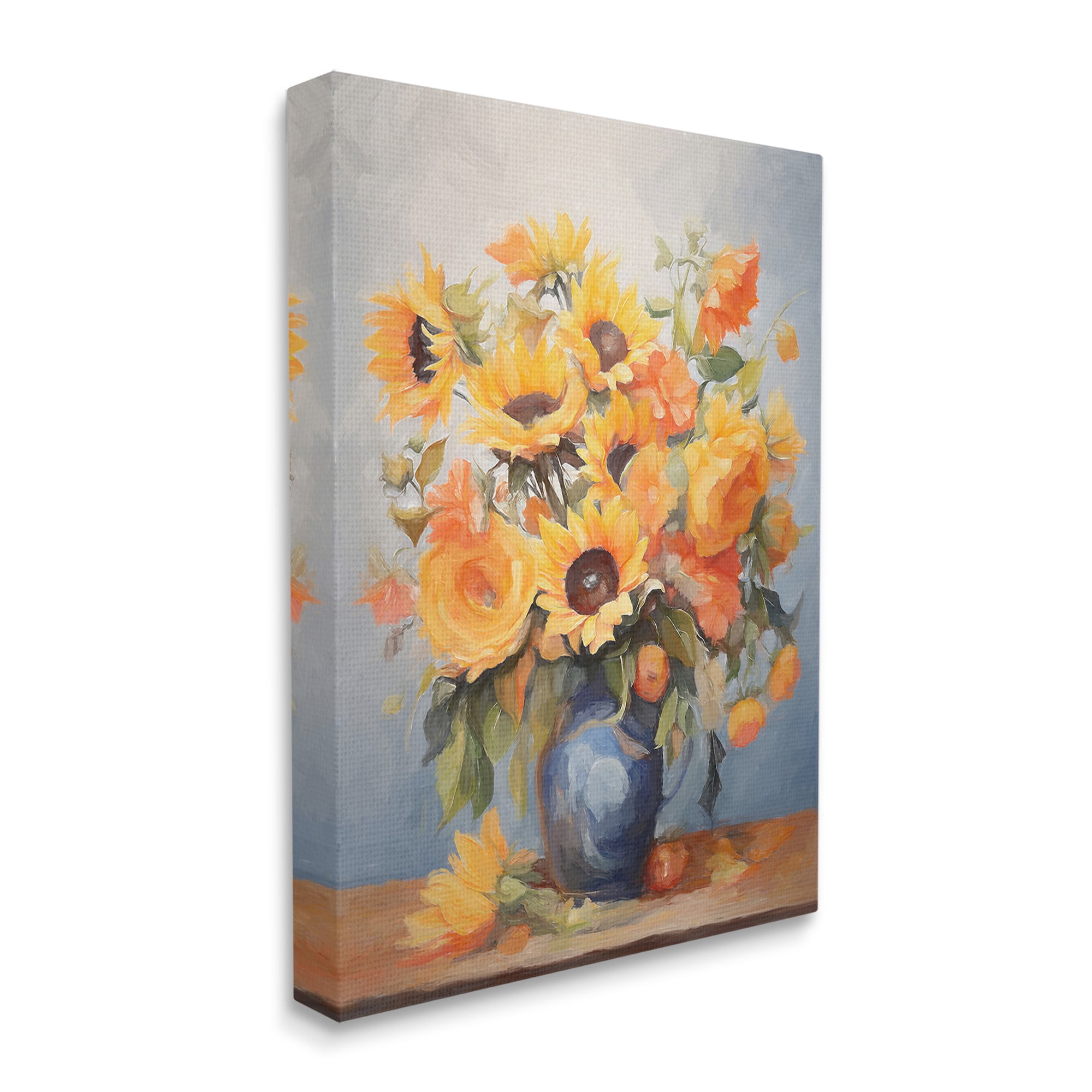 Stupell Industries Classic Bouquet in Vase Botanical & Floral Painting Gallery Wrapped Canvas Art Print Wall Art, 30 x 40
