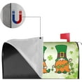 thumbnail image 5 of Green Hat Clover St Patrick''s Day Mailbox Magnetic Post Mailbox Cover Garden Decor Outdoor Large 25.5" X 21", 5 of 6