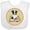 AA-White, variant on Inktastic Border Collie Book Lover Girls Baby Bib