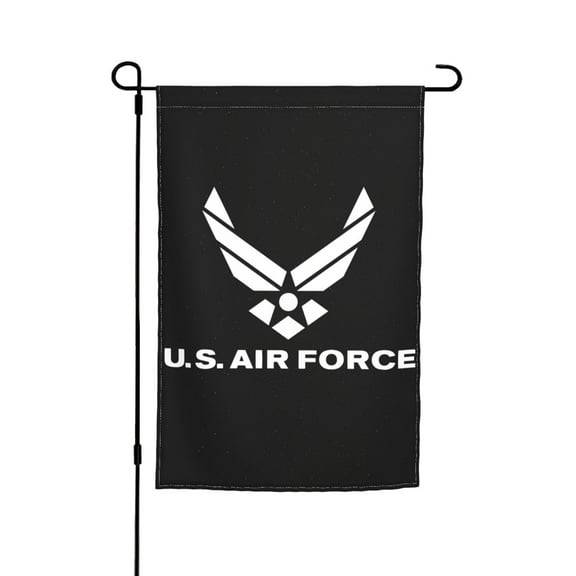 Us Air Force Logo Garden Flag 12x18 Inch Indoor Balcony Courtyard Outdoor Decorative Flag