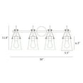 thumbnail image 5 of LNC Auisre 30-in 4-Light Polished Gold LED Industrial Vanity Light, 5 of 12