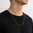 thumbnail image 4 of Guardurnaity Collar Bola Cuentas Colgante Gargantilla Cadenas de moda delicadas Llavero Cadena Joyería Mujeres Hombres Regalos Autoensamblaje Ropa, zapatos y accesorios Miscelánea Negro 60 cm/2.4 mm, 4 of 6