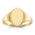 thumbnail image 1 of 14K Yellow Gold Signet Ring, 1 of 5
