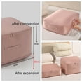 thumbnail image 3 of Ultra Space Saving Self Compression Organiser, Movable Large Self-Compressing Movable Organiser Bags With Handle And Zip, For Duvets, Blankets, 3 of 6
