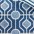 thumbnail image 4 of Safavieh Amherst Vivian Geometric Area Rug, Light Blue/Navy, 7' x 7' Round, 4 of 9