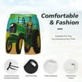 thumbnail image 3 of Sikiie farmer working with tractor at field Print Men's Double Layer Swimming Trunks, Adjustable Waistband and Pockets Sports Swimming Trunks, Beach Swimwear-XX-Large, 3 of 6