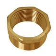 thumbnail image 2 of Brass Industrial Threaded Pipe Fitting Inch Male To 11/ Garden Hose Bushing Adapter, 2 of 6