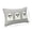 A, variant on Halloween Pillow White 16"x8" Ghost Striped Throw Pillow Outdoor Cushion Halloween Decorations Lumbar Pillows for Living Room Couch Sofa Home Decor