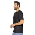 thumbnail image 2 of Expert Brand USA-Made Men's TriTec Activewear Crewneck T-shirt, Black, Small, 2 of 5
