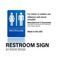 thumbnail image 3 of Unisex Restroom Sign, ADA-Compliant Bathroom Door Signs for Offices, Businesses, and Restaurants | Made in USA (3), 3 of 7