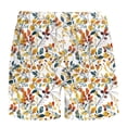 thumbnail image 3 of Rvwovn Men's Graphic Swim Trunks - Beach Lounge Swimming Surfing Shorts with Drawstring Waist, 3 of 4