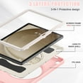 thumbnail image 6 of Allytech for Galaxy Tab A9 Plus 11" Case SM-X210 X215, Heavy Duty Shockproof Rotating Kickstand Kids Friendly Rugged Hybrid PC TPU Back Cover Case for Samsung Galaxy Tab A9+, Pink, 6 of 10