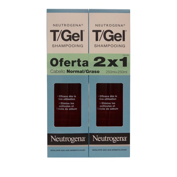 Neutrogena T Gel Dandruff Shampoo Norm Oily 250 Ml Twin Pack Walmart Com Walmart Com