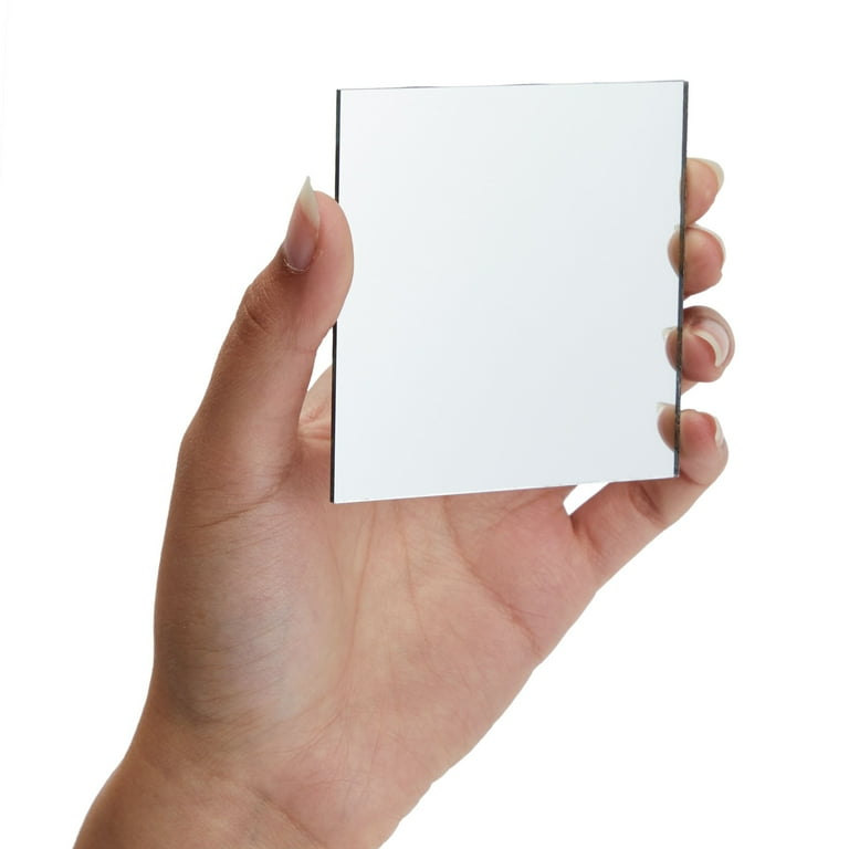 50 Pack Square Mirror tiles, 3 Inches Small Glass Mirrors for Crafts, DIY Projects, Mosaics, Art Supplies, and Home Decor