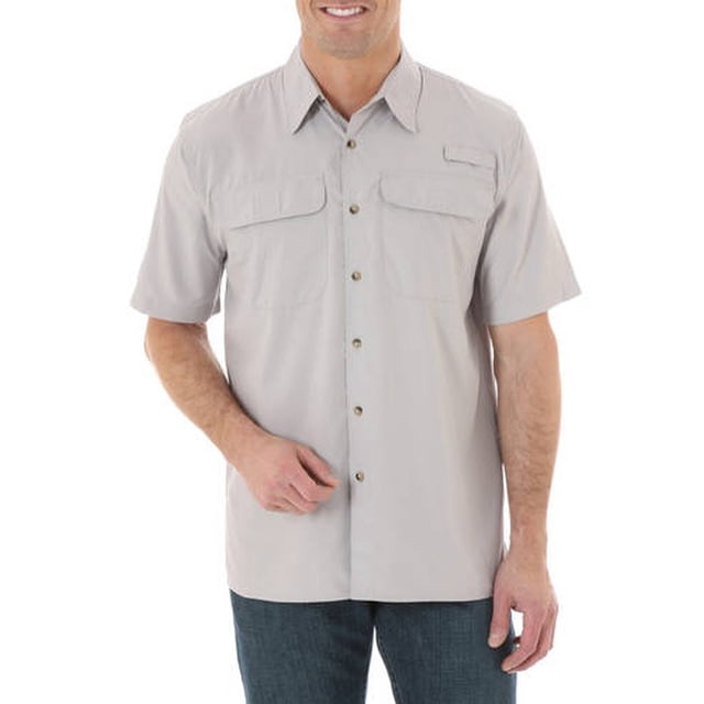 Big Men's Short Sleeve Fishing Shirt