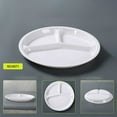 thumbnail image 1 of LPSSTORE Heat Imitation Porcelain Compartment Fast Food Trays Specifically Designed for School and Unit Canteens Commercial Grade Tableware, 1 of 3