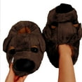 thumbnail image 7 of ZTTD Dog Design Novelty Slippers for Men and Women Cute Soft Animal Funny Home Indoor Winter Warm Floor Shoes Cartoon Coffee, 7 of 7