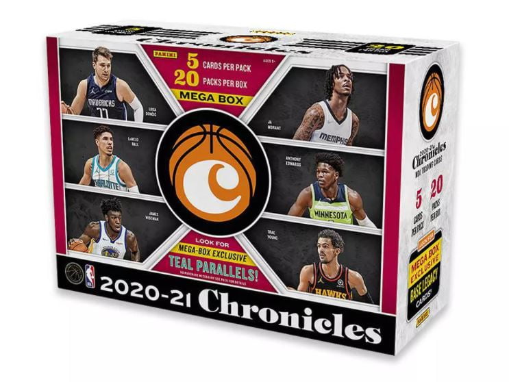 202021 Panini NBA Chronicles Basketball Trading Card Mega Box