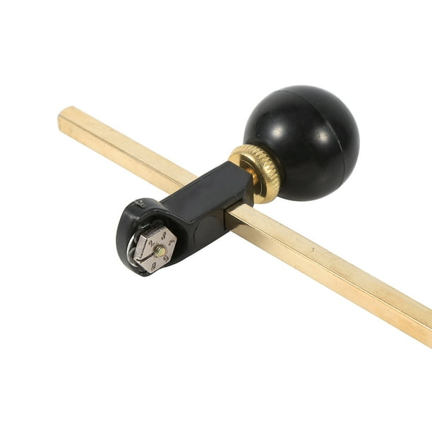 WALFRONT 1pc High Quality Adjustable Compasses Type Glass Circle