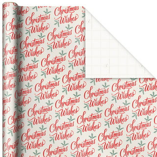 Hallmark - Hallmark, Flat Christmas Wrapping Paper Sheets (12 Sheets, 16  Gift Tag Stickers) #64, Shop